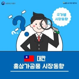 대만, 홍삼가공품 시장동향