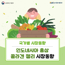 인도네시아 홍삼 콜라겐 젤리 시장동향 