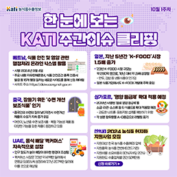 한 눈에 보는 KATI 주간이슈 클리핑